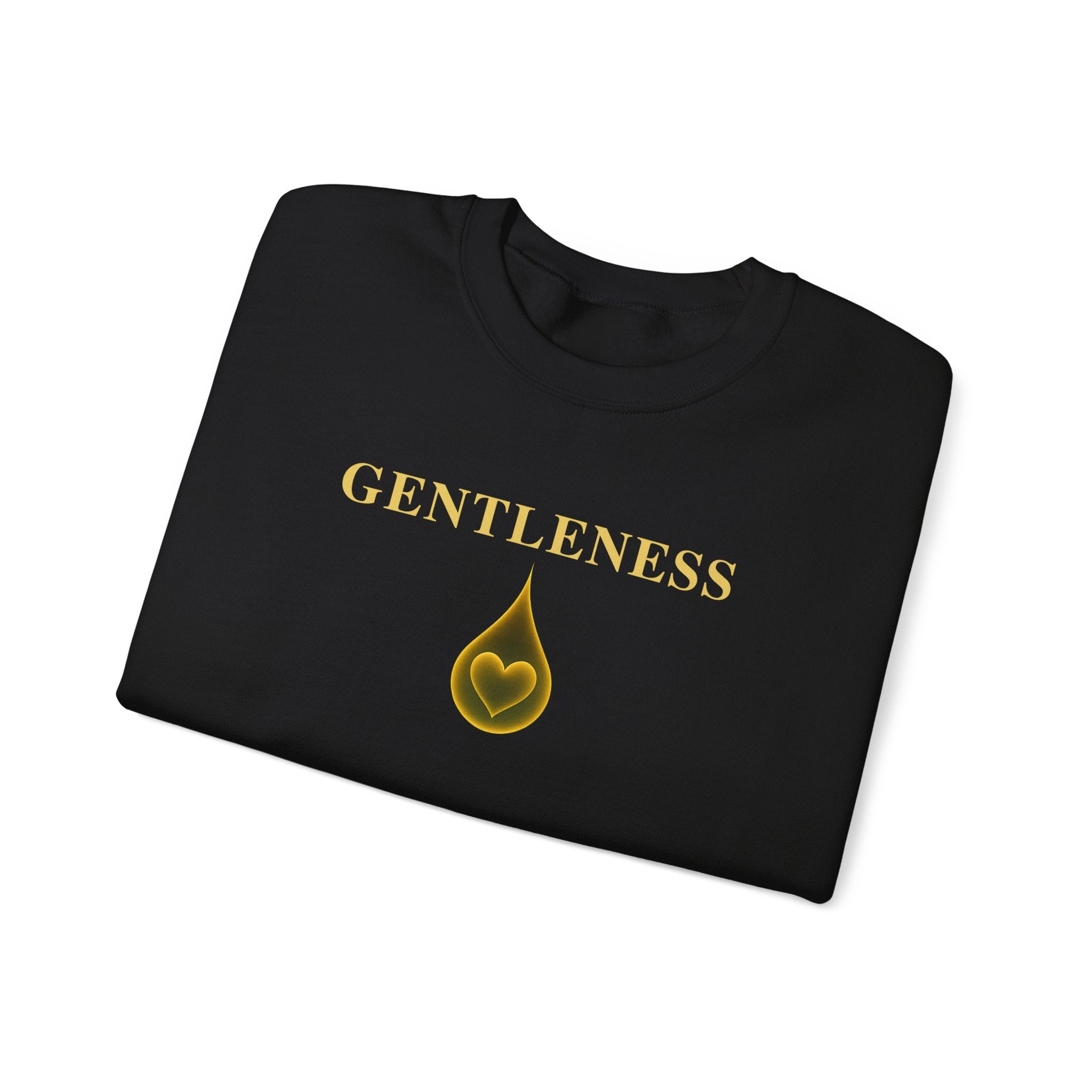 Cotton Polyester Blend Gentleness Sweatshirt - Heartfelt Design