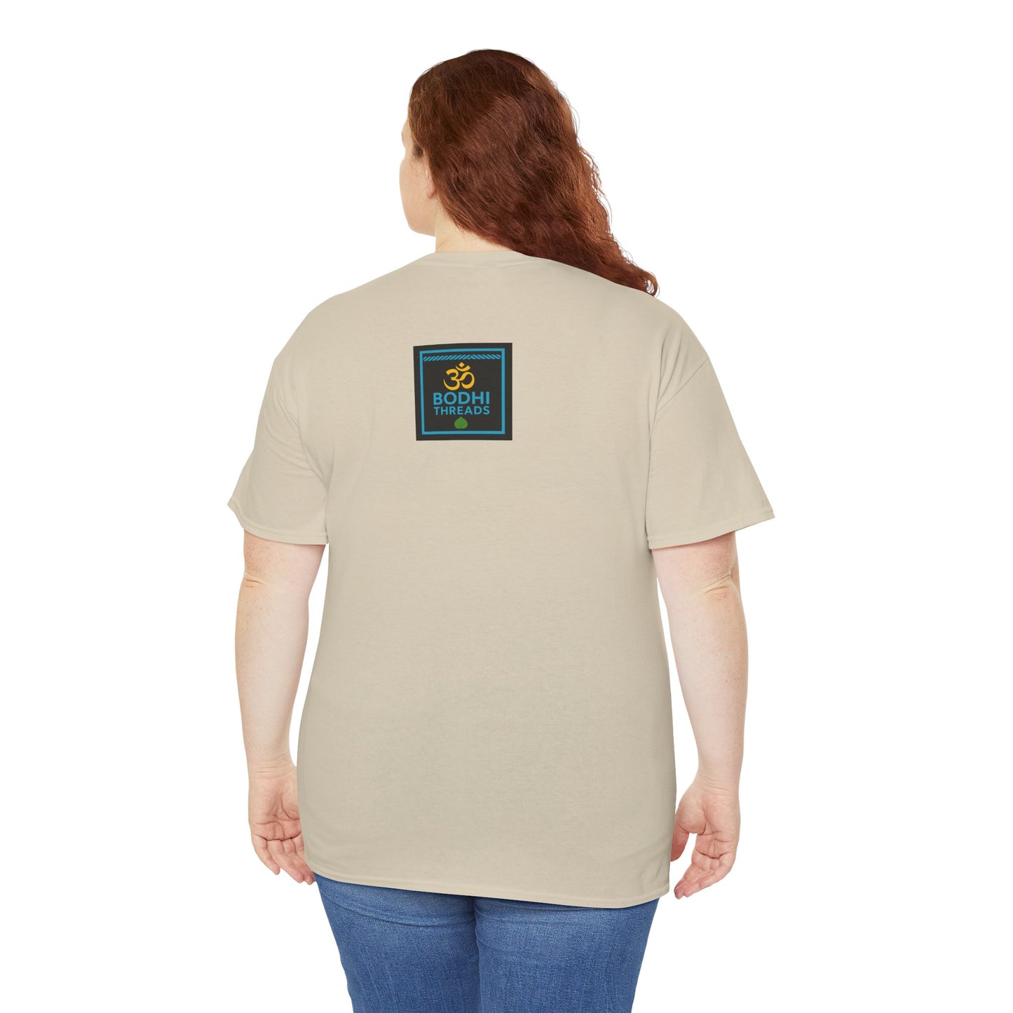 Glowing Compassion Tee, Unisex Heavy Cotton – Wear Kindness with Purpose.