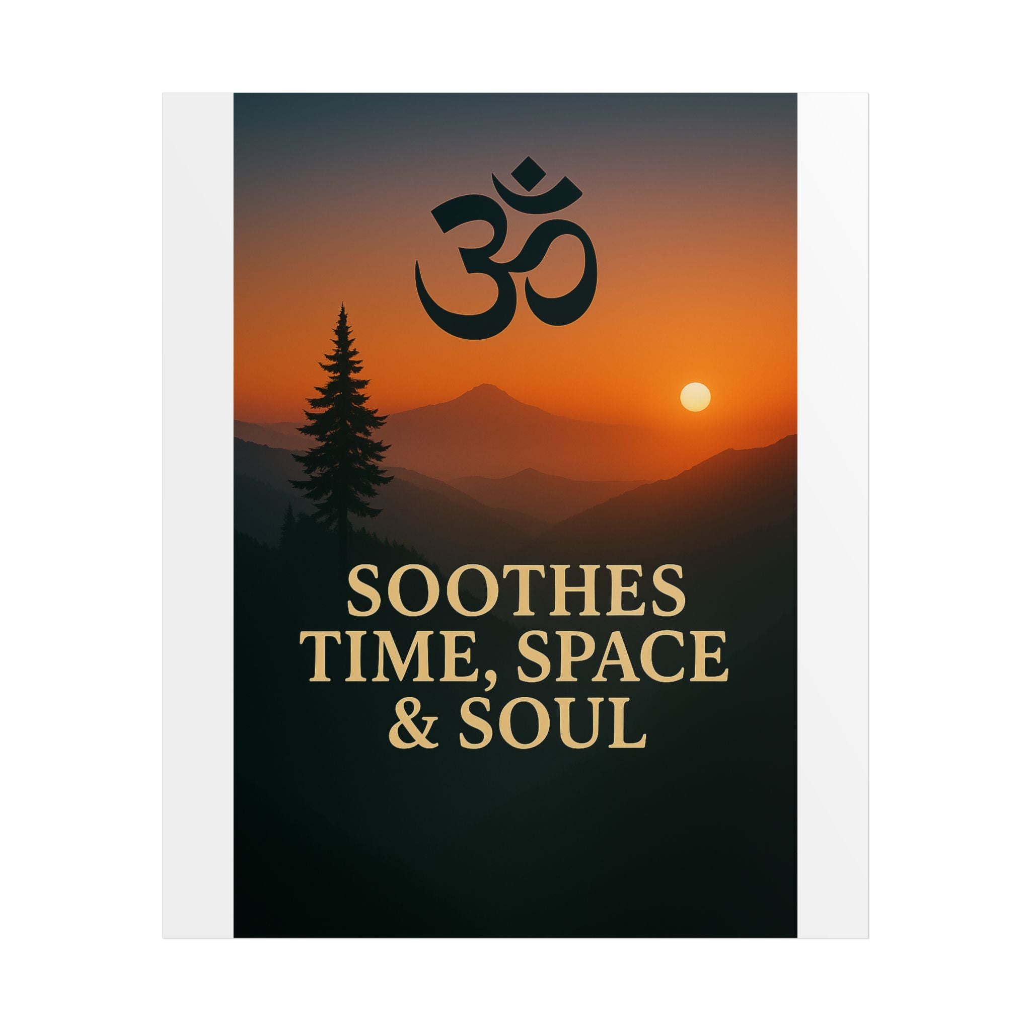 Nature Echoes OM Poster – Matte 20x24 inches