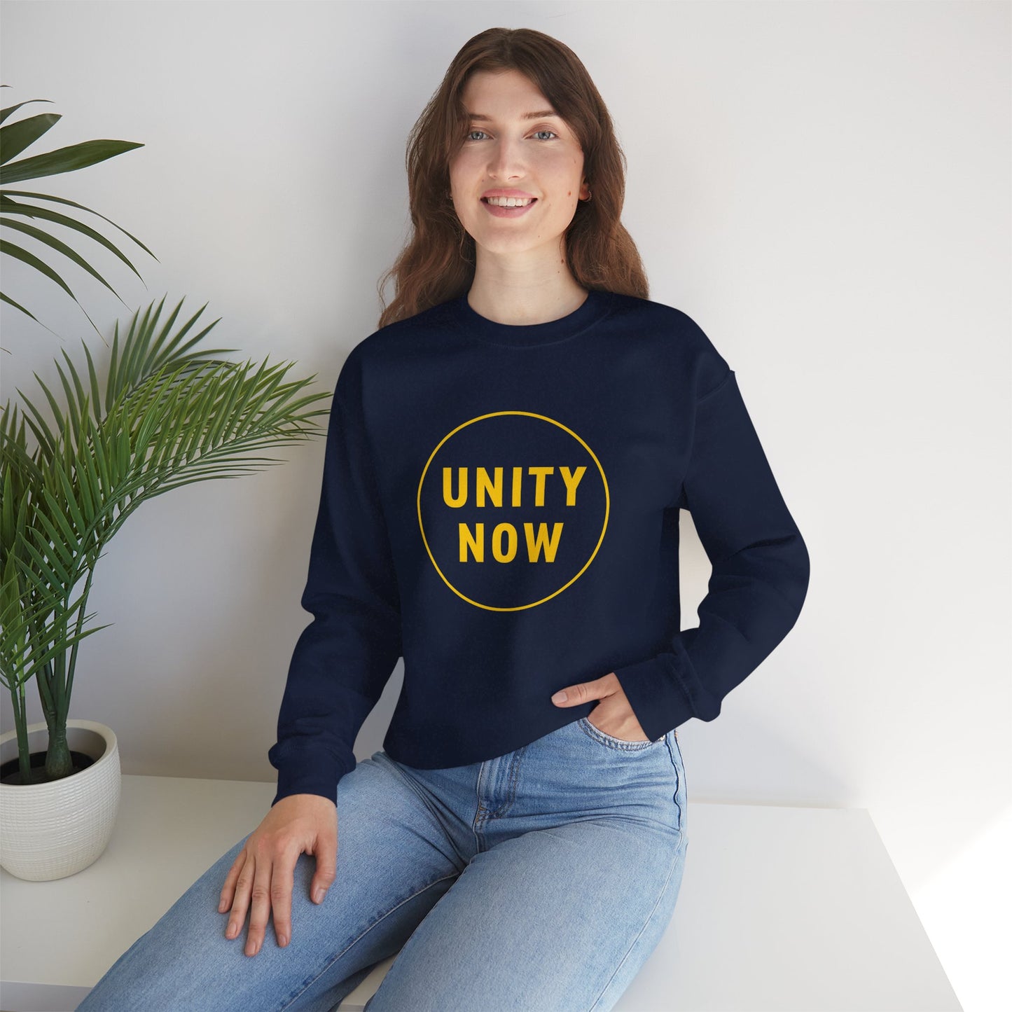 Cotton - Polyester Blend Unity NOW Sweatshirt – Bold statement for Collective Change