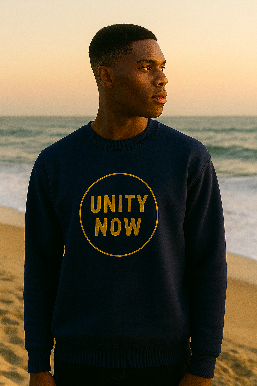 Cotton - Polyester Blend Unity NOW Sweatshirt – Bold statement for Collective Change