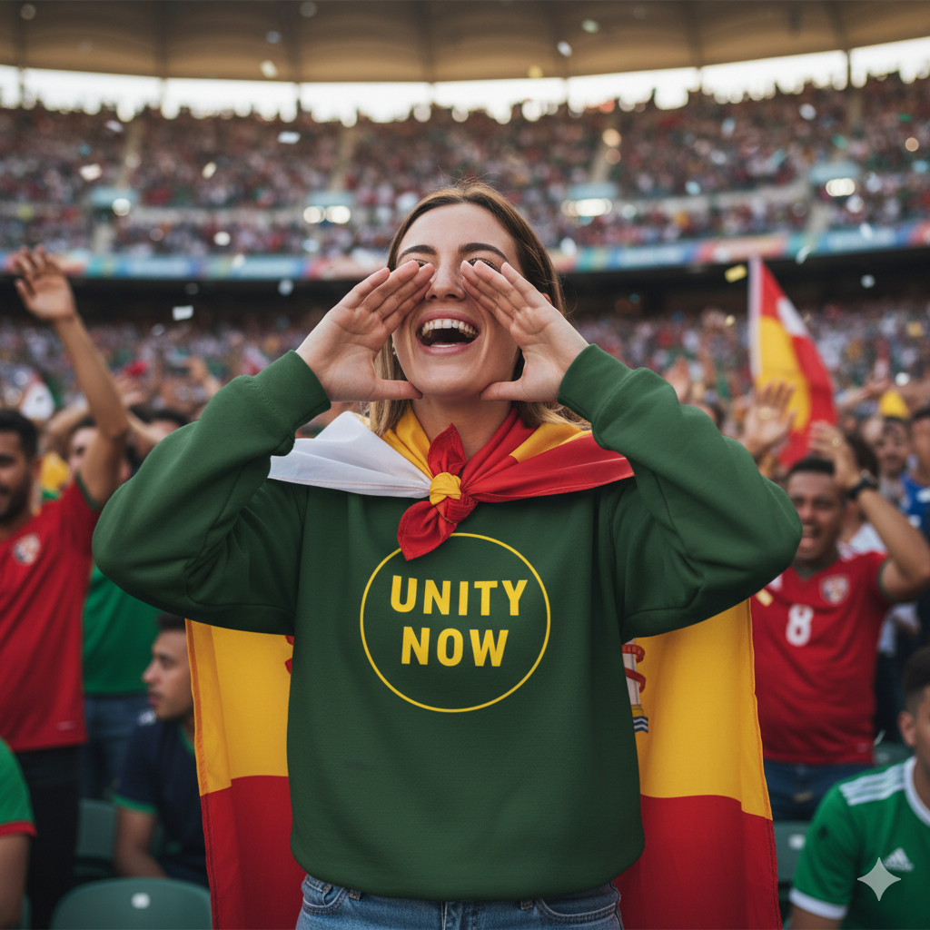 Cotton Polyester Blend NOW Sweatshirt - Bold Collective Change