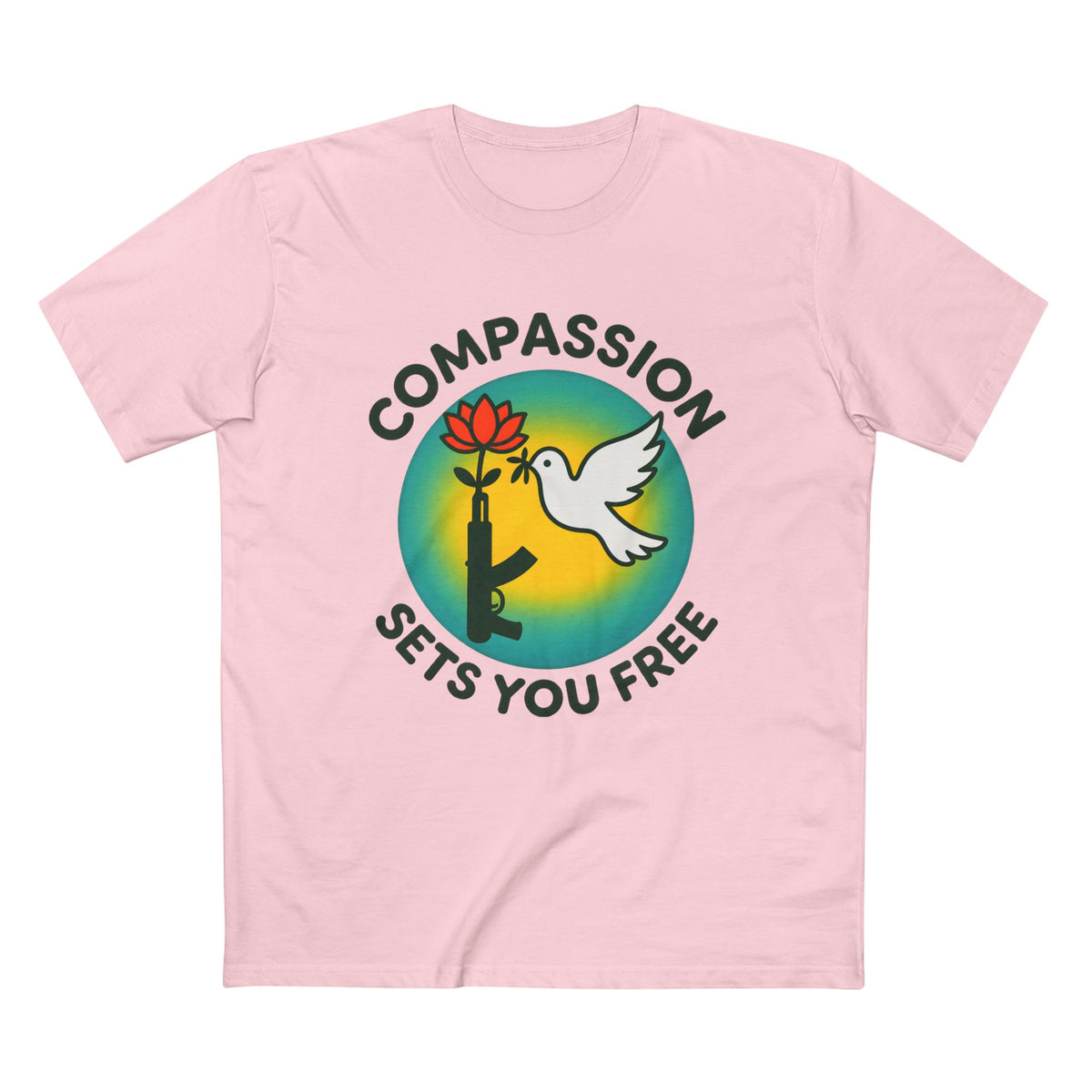 Compassion Dove Tee — Light Weight Cotton