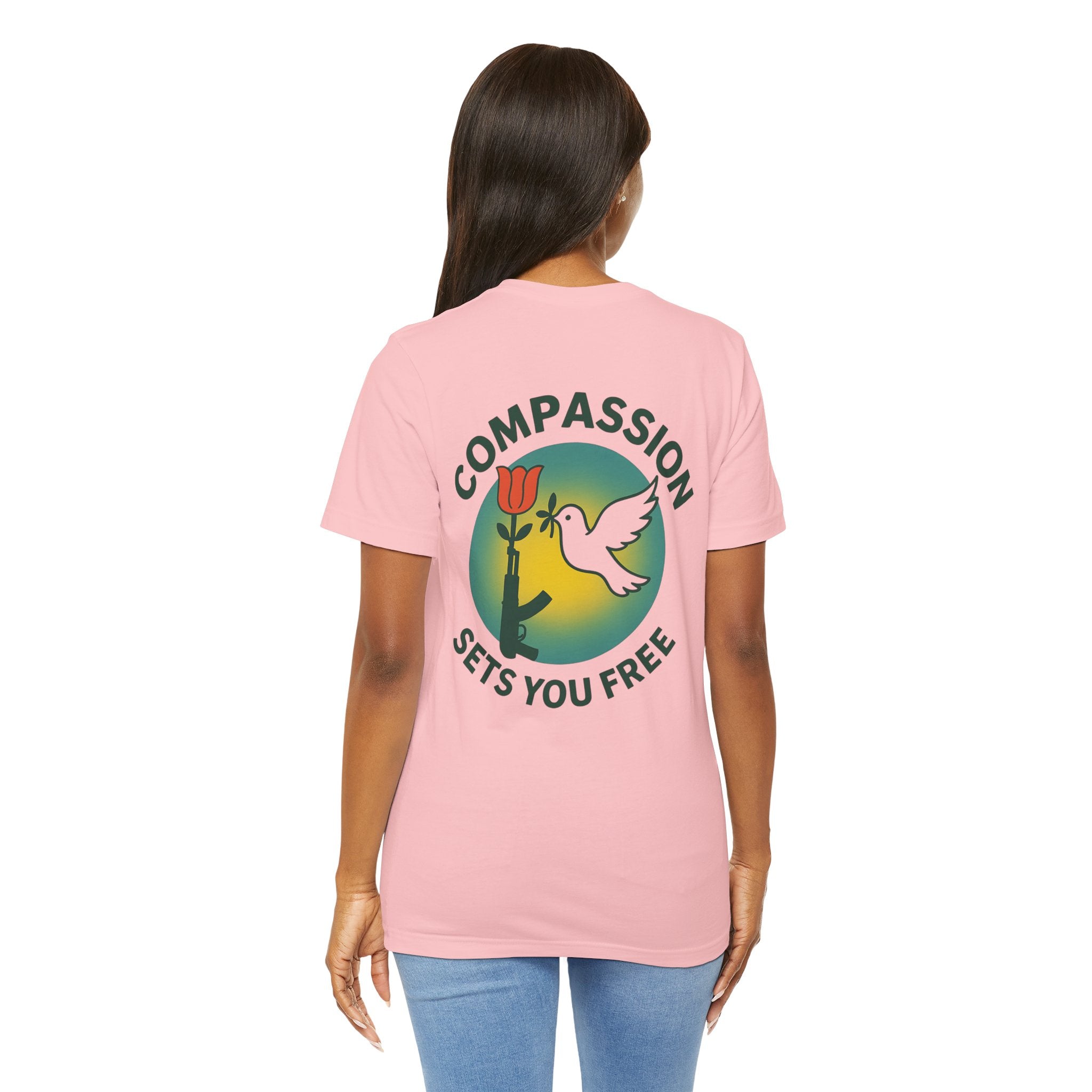 Compassion Tee — Relaxed Fit, Light Weight