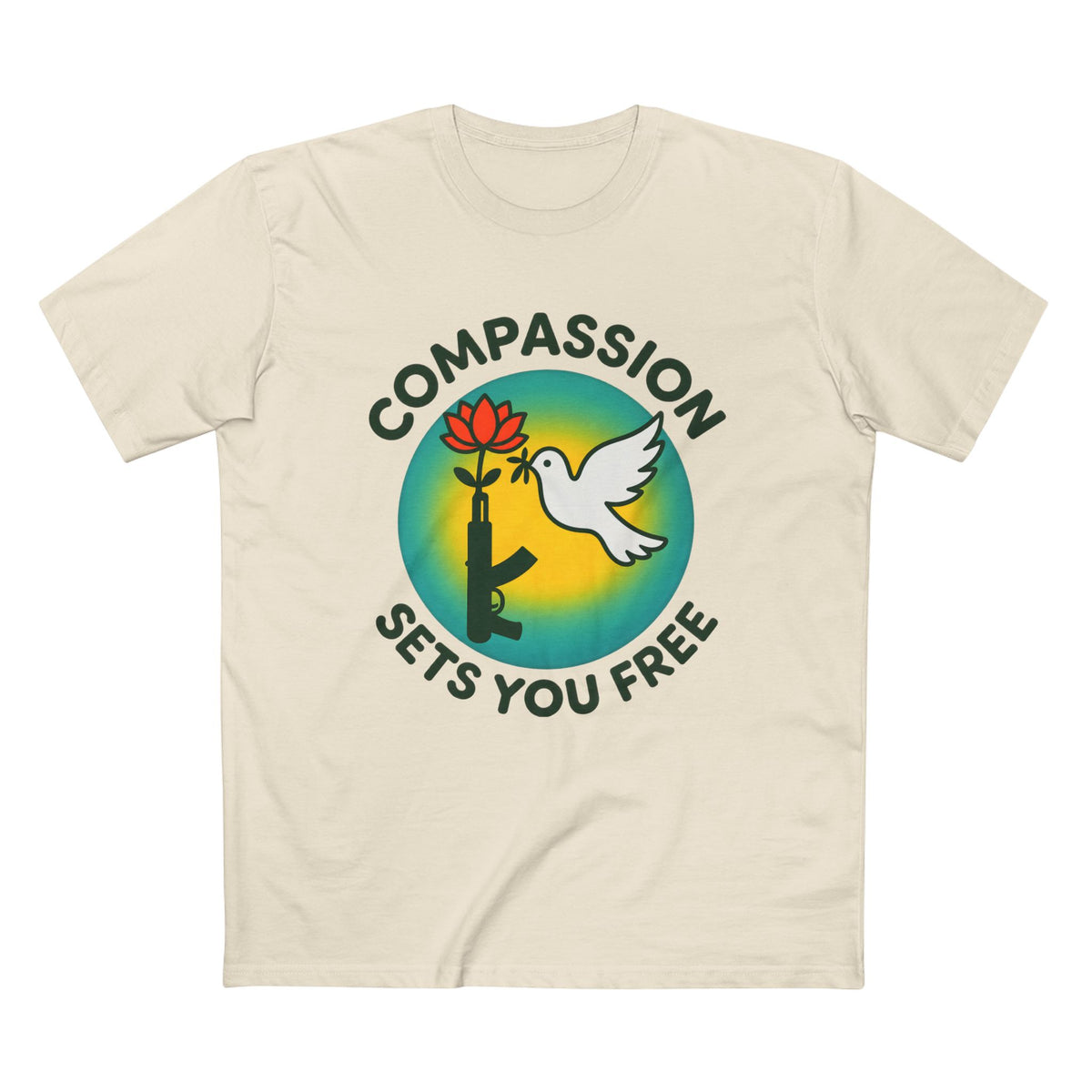 Compassion Dove Tee — Light Weight Cotton
