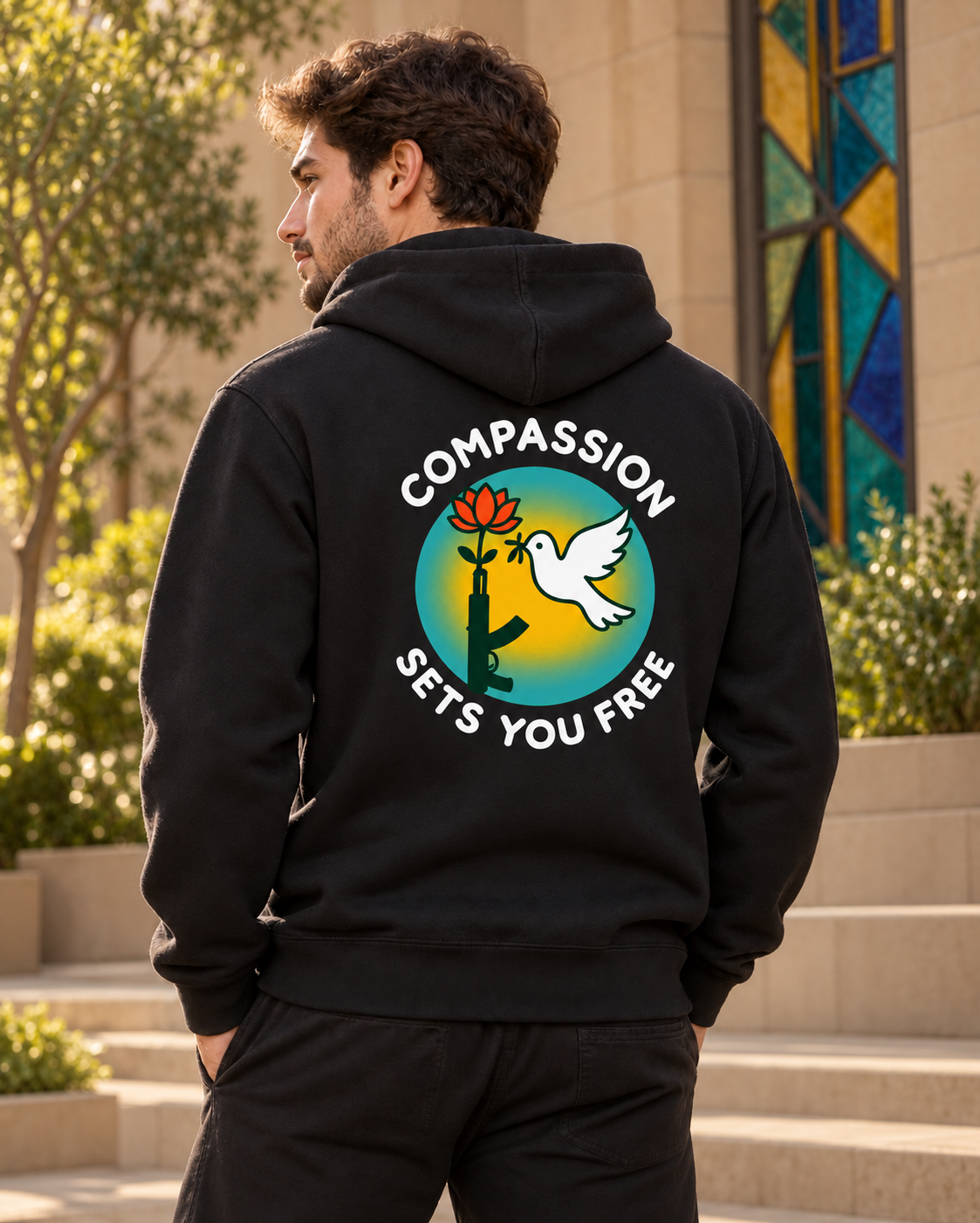 Compassion Hoodie — Organic Euro EarthSoft Fleece