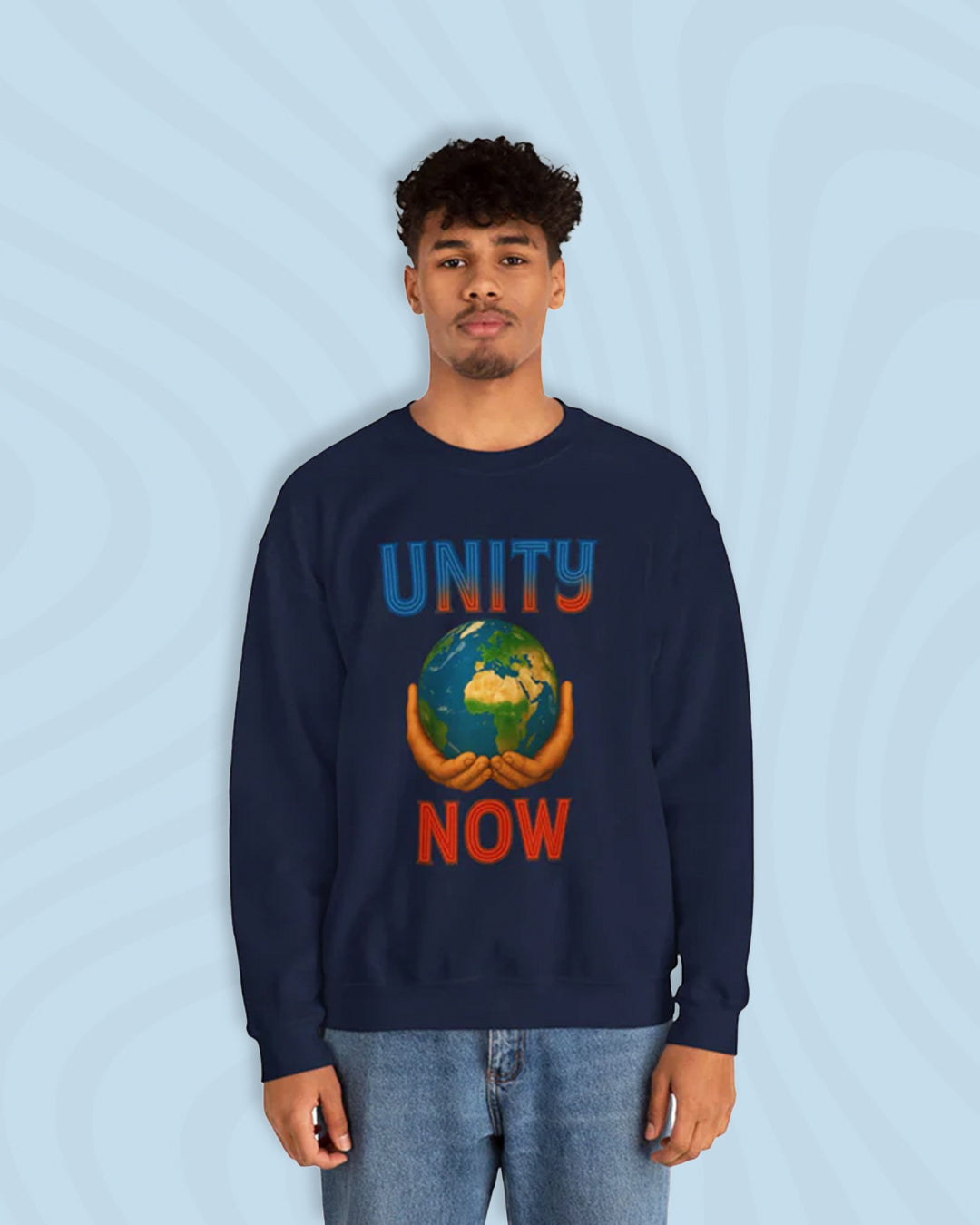 Cotton Polyester Sweatshirt - Unity NOW Collective Change