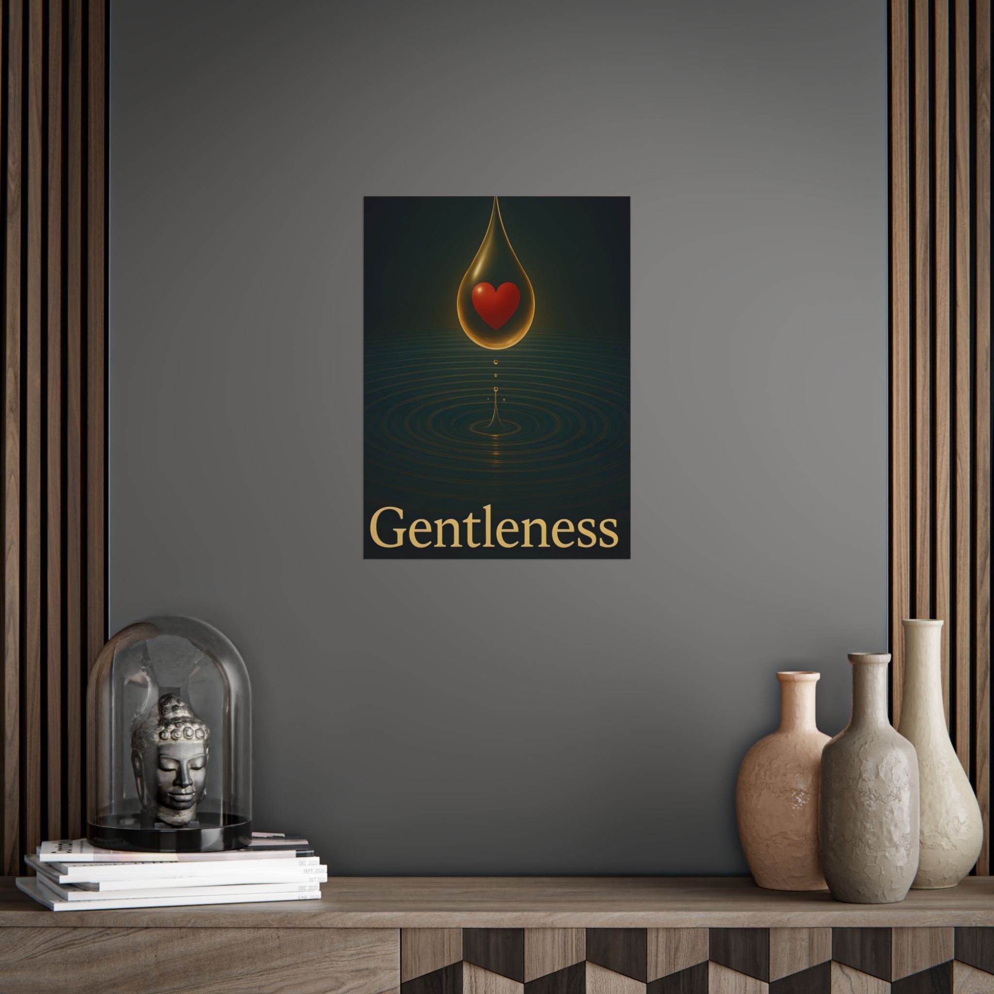 Heartfelt Gentleness Poster - Matte 16x20, 20x30 inch