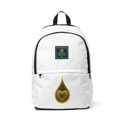 Unisex Backpack with a Heartfelt Design, showing you Care