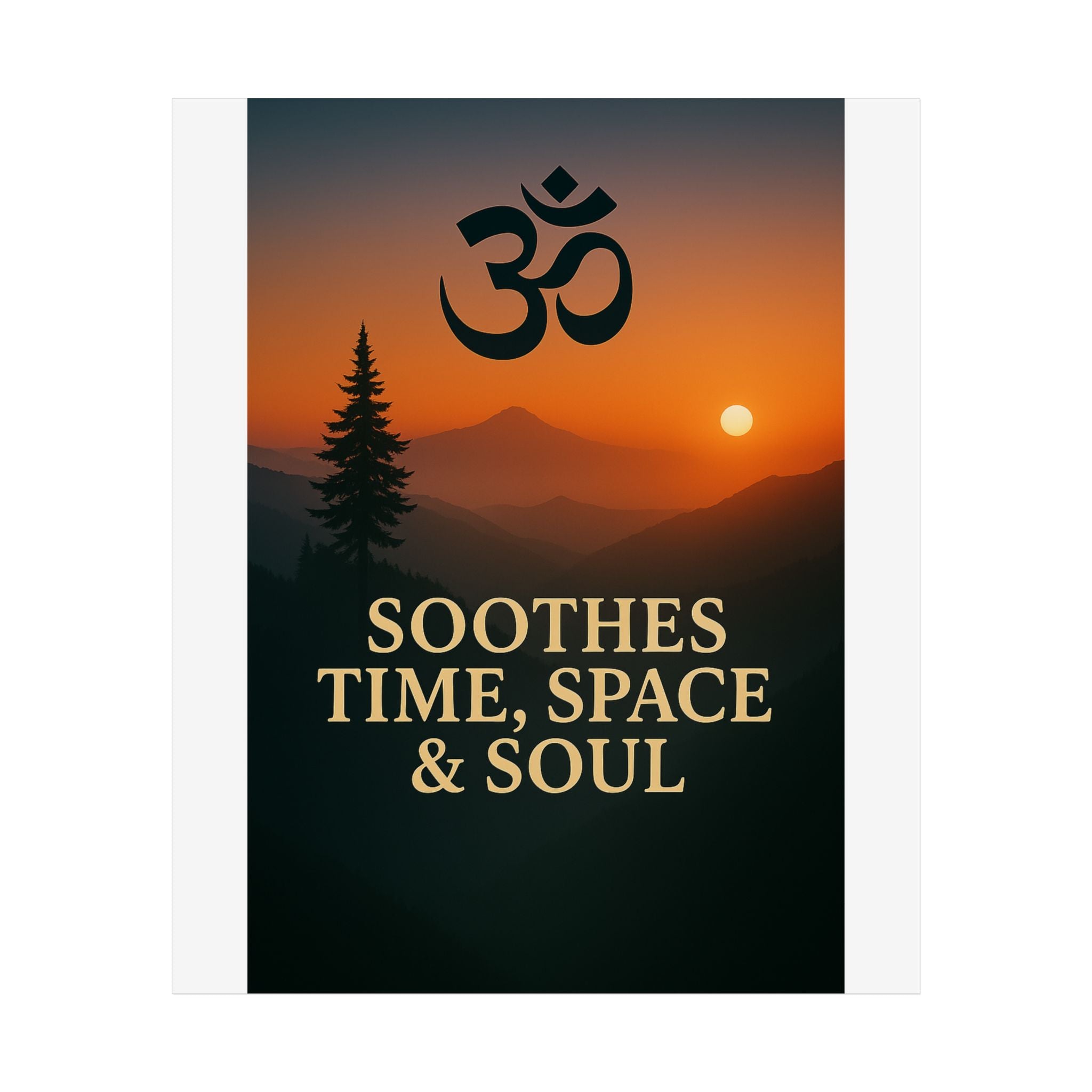 Nature Echoes OM Poster – Matte 20x24 inches