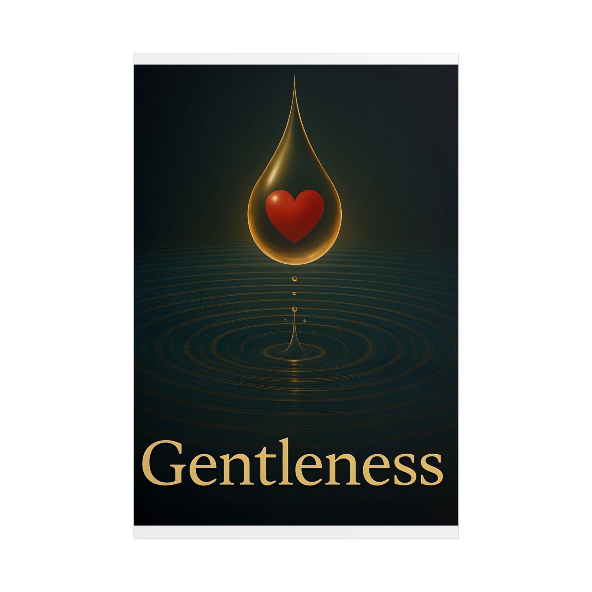 Heartfelt Gentleness Poster - Matte 16x20, 20x30 inch