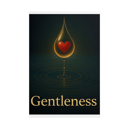 Heartfelt Gentleness Poster – Matte 16x20 inch,20x30 inch