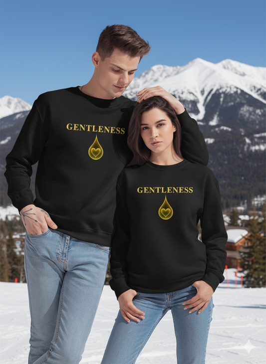 Cotton – Polyester Blend Gentleness Sweatshirt – A Heartfelt Design showing you Care.