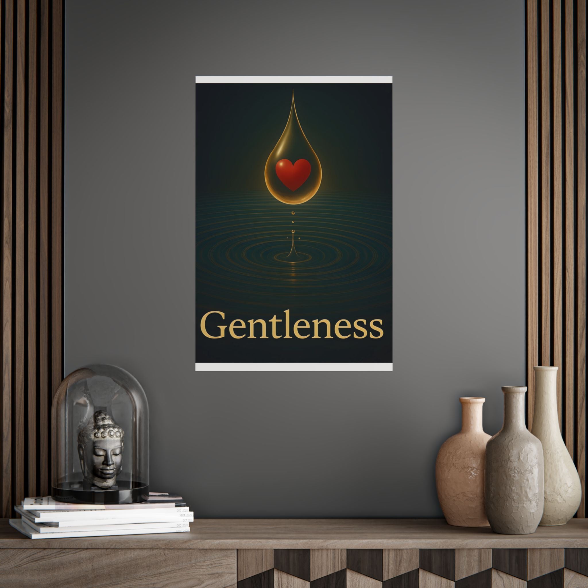 Heartfelt Gentleness Poster - Matte 16x20, 20x30 inch
