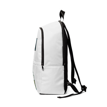 Unisex Fabric Backpack with OM Symbol, Nature Design.