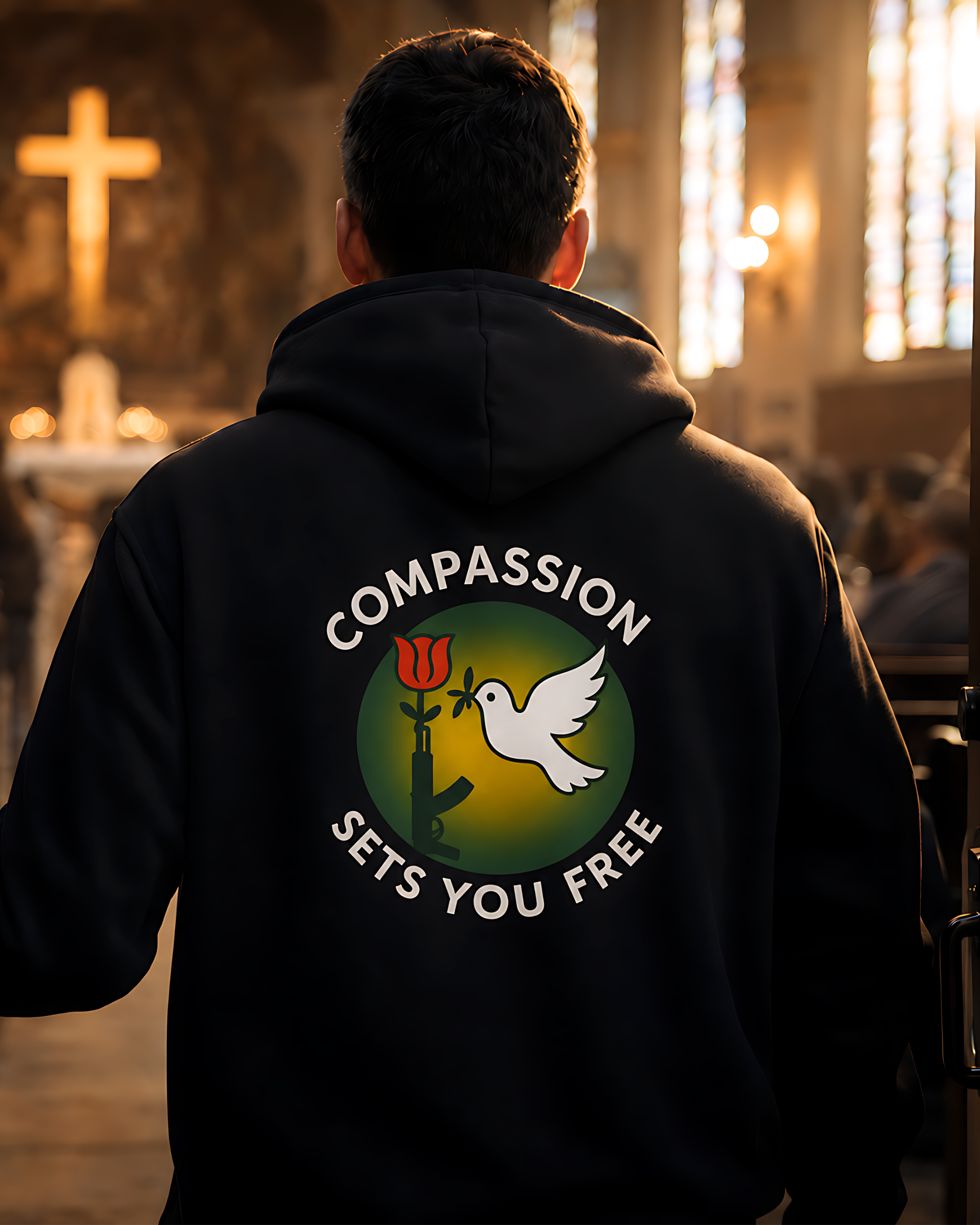 Compassion Hoodie — Premium Weight