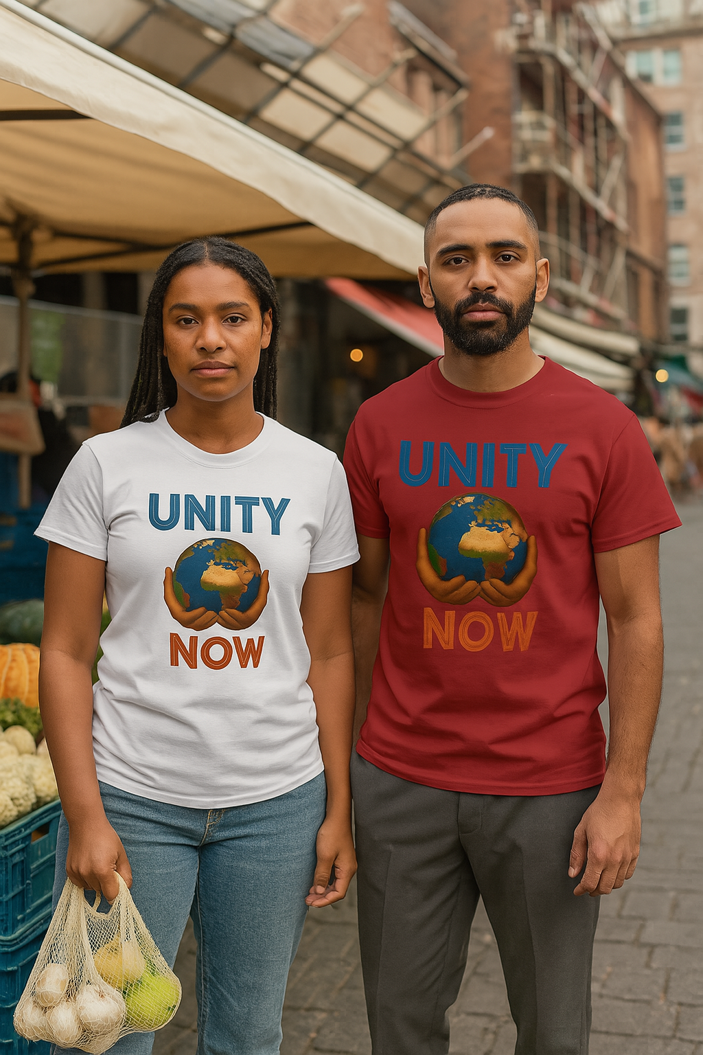 Unisex 100% Cotton Unity NOW Tee – Bold statement for Collective Change